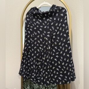 NEW MAJE Split Skirt - Black - Size 36